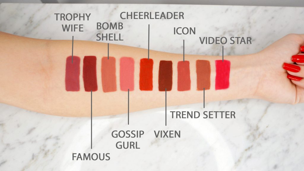 Huda Lip Countour Swatch